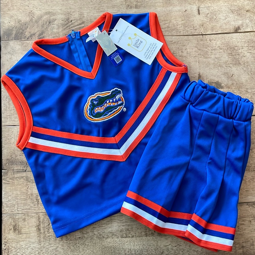 NWT FL Gators 2 Piece Cheer Outfit